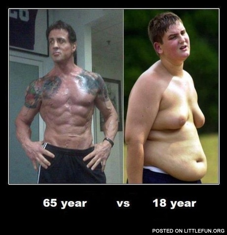65 years vs 18 years