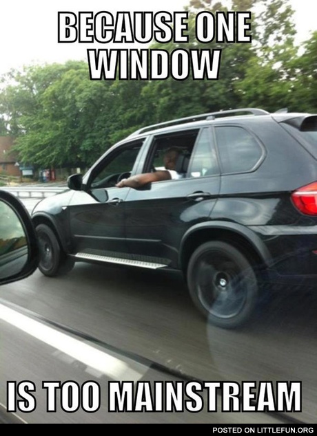 That car is too small for him