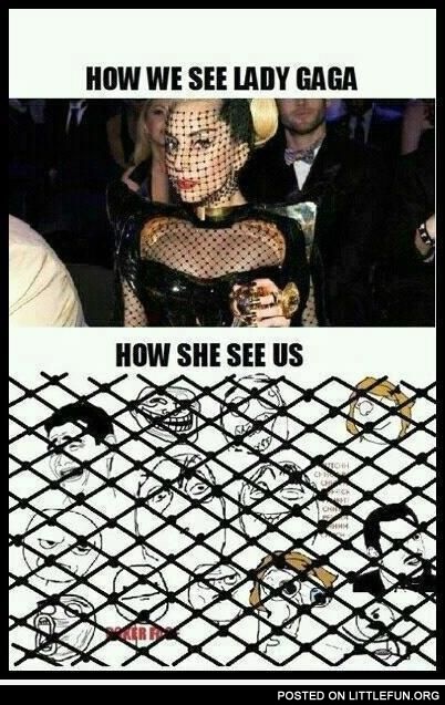 How we see Lady Gaga