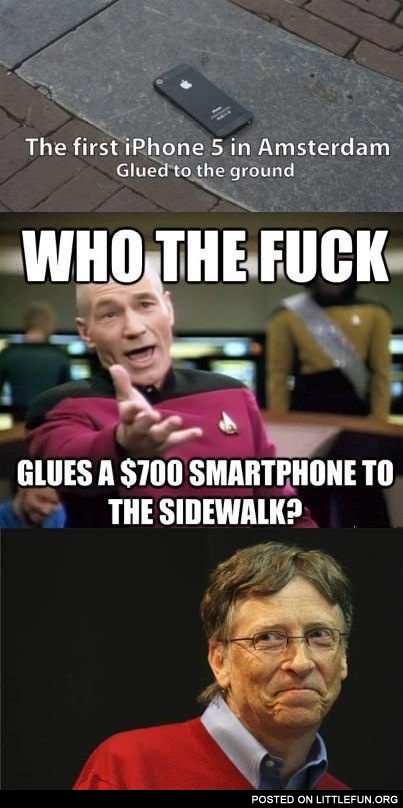 The first iPhone 5 in Amsterdam
