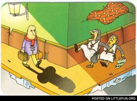Shocking shadow