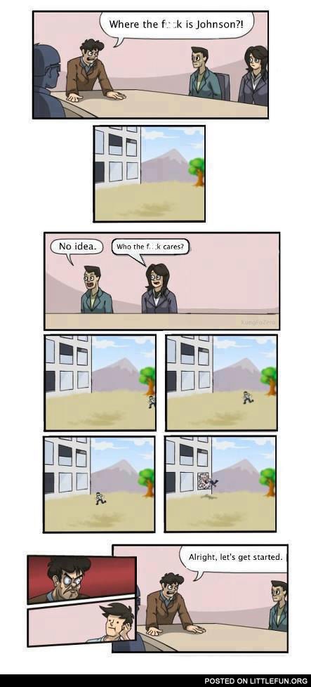 Where is Johnson?