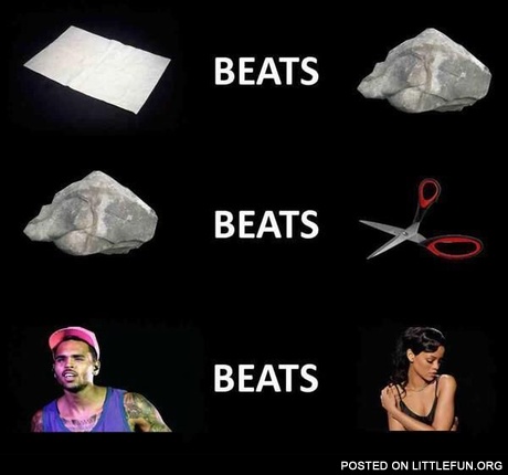 Rock, scissors, Rihanna
