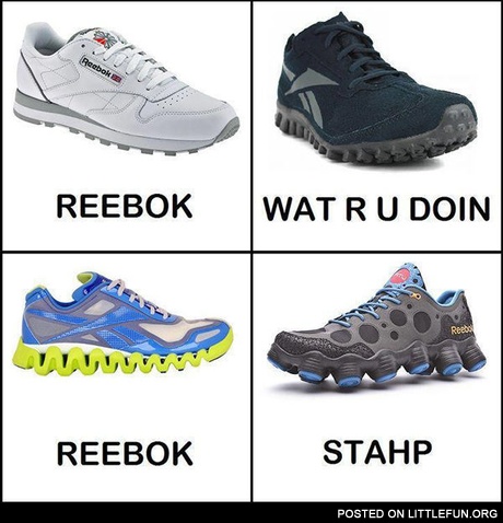 Evolution of Reebok shoes
