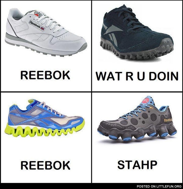 Evolution of Reebok shoes