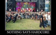 Nothing says hardcore like moshing at a Wiggles's concert