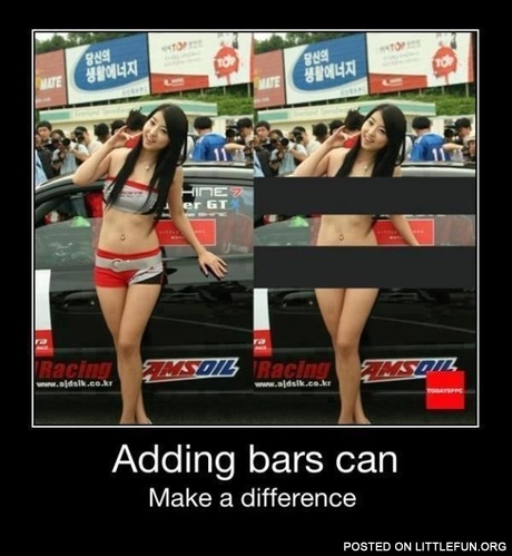 Adding bars can make a difference