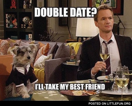 Double date? I'll take my best friend