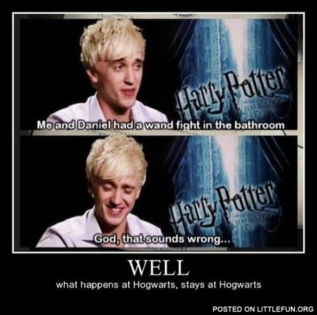 What happens at Hogwarts, stays at Hogwarts
