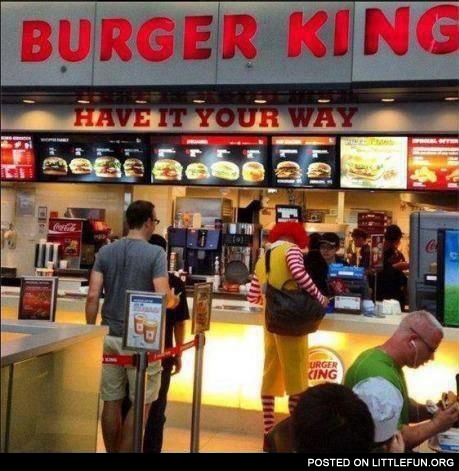 Meanwhile at Burger King