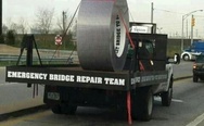 Emergency bridge repair team