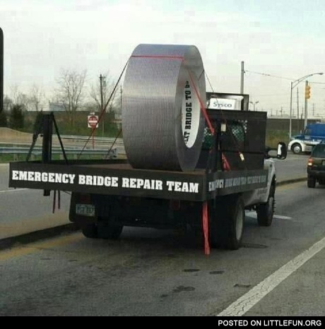 Emergency bridge repair team