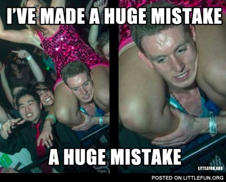 A huge mistake
