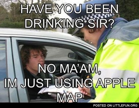 I'm just using Apple Map
