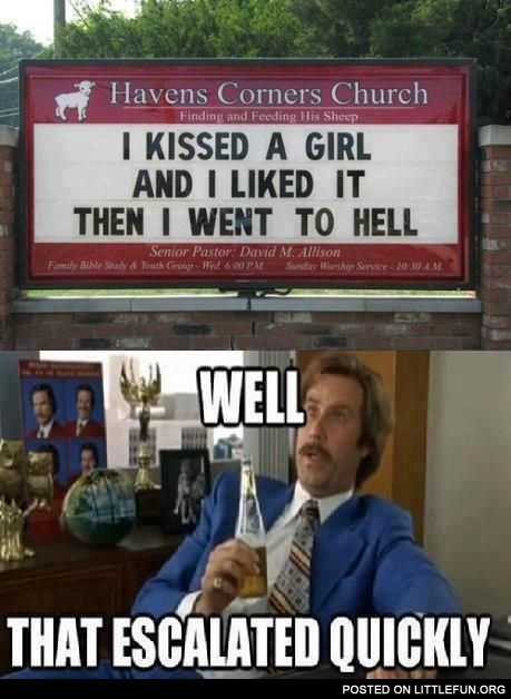 I kissed a girl and I liked it