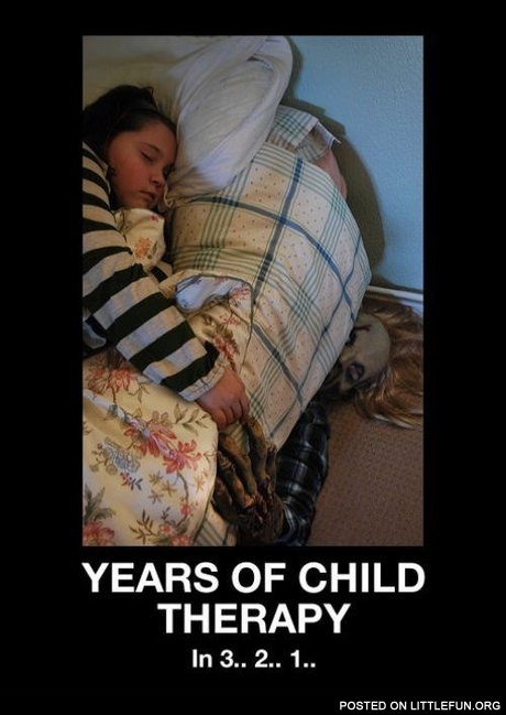 Years of child therapy in 3...2...1...