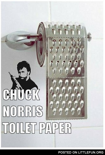 Chuck Norris Toilet paper