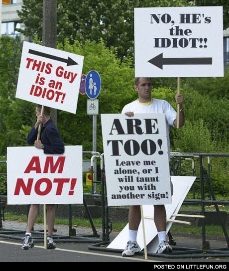 Sign war