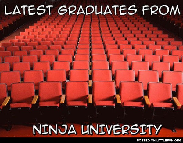 Latest graduates from ninja university