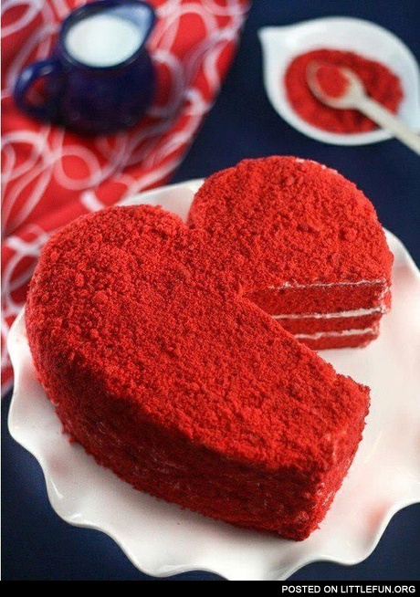 Heart cake