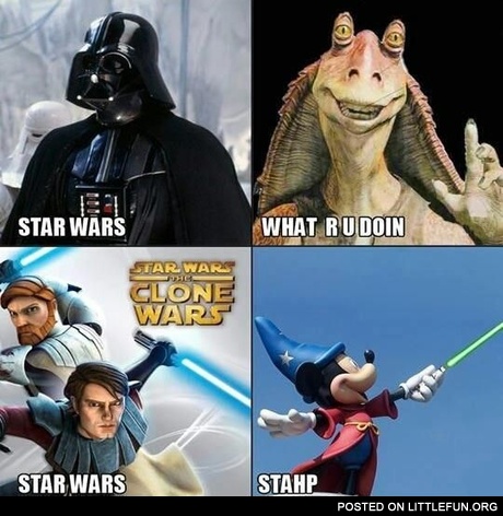 Star Wars, what r u doing