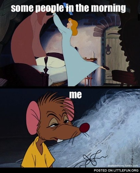 Some people in the morning