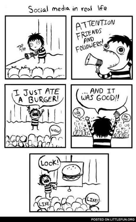 Social network burger