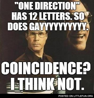 One Direction 12 letters