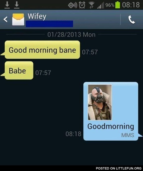 Good morning, babe