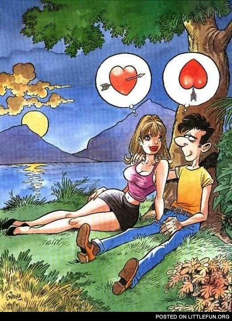 At the Valentine's Day