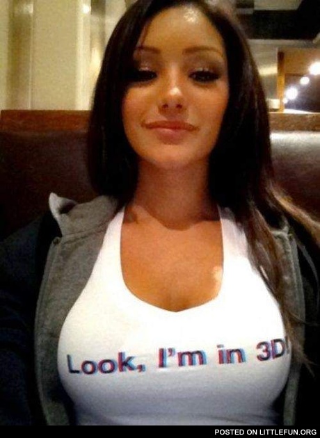 Look, I'm in 3D