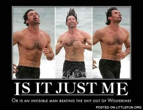 Wolverine vs. Invisible man