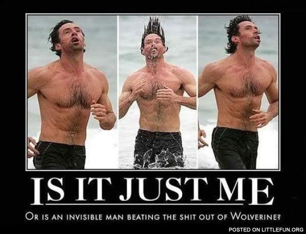 Wolverine vs. Invisible man