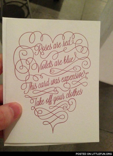 Valentines card