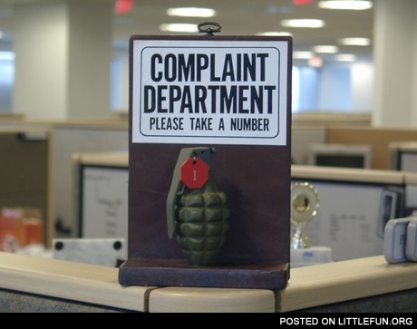 Complaint Department