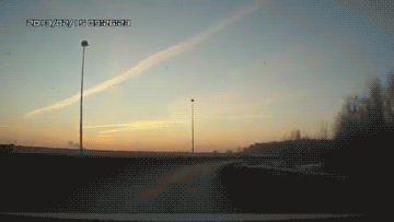 Meteorite in Russia
