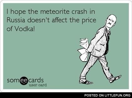 Meteorite crash in Russia