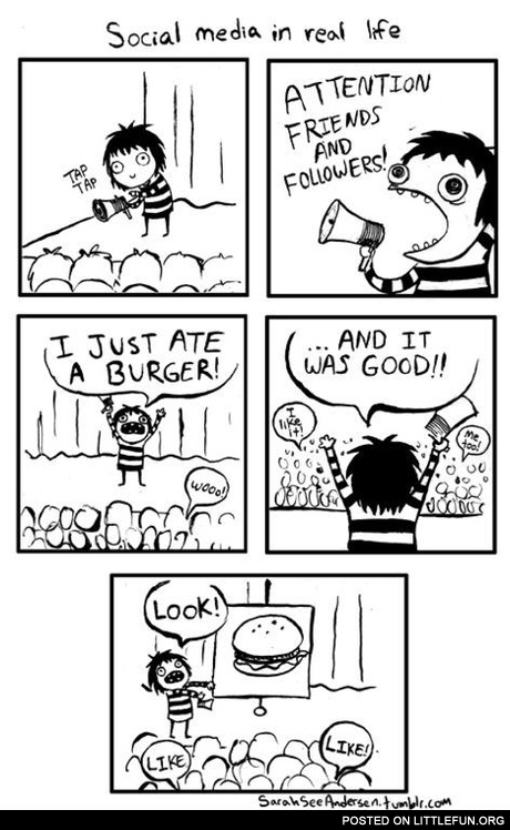 Social media in real life