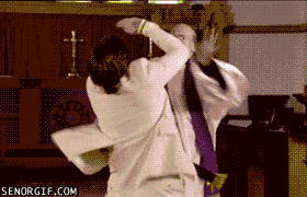How I see arguments on the internet between religious people and atheists