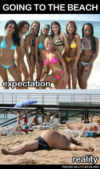 Going to the beach
