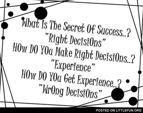The secret of success