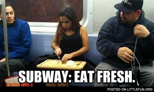 Subway, eat fresh