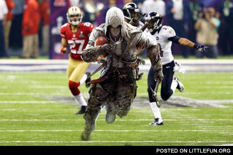 Assassin's creed and american football