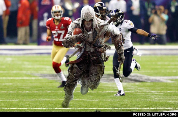 Assassin's creed and american football