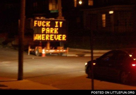 Park wherever