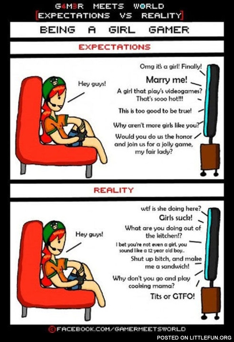 Being a girl gamer