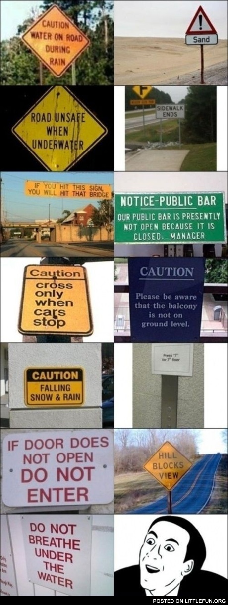 You Don't Say