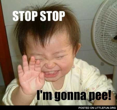 Stop! I'm Gonna Pee!
