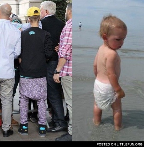 Bieber's pants