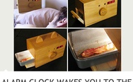 Tasty alarm clock